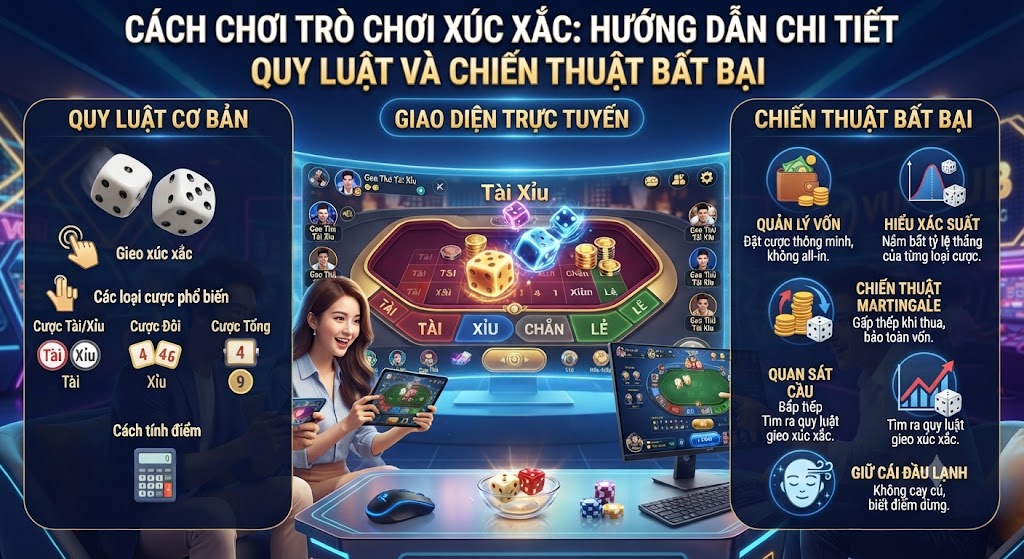 cách chơi trò chơi xúc xắc